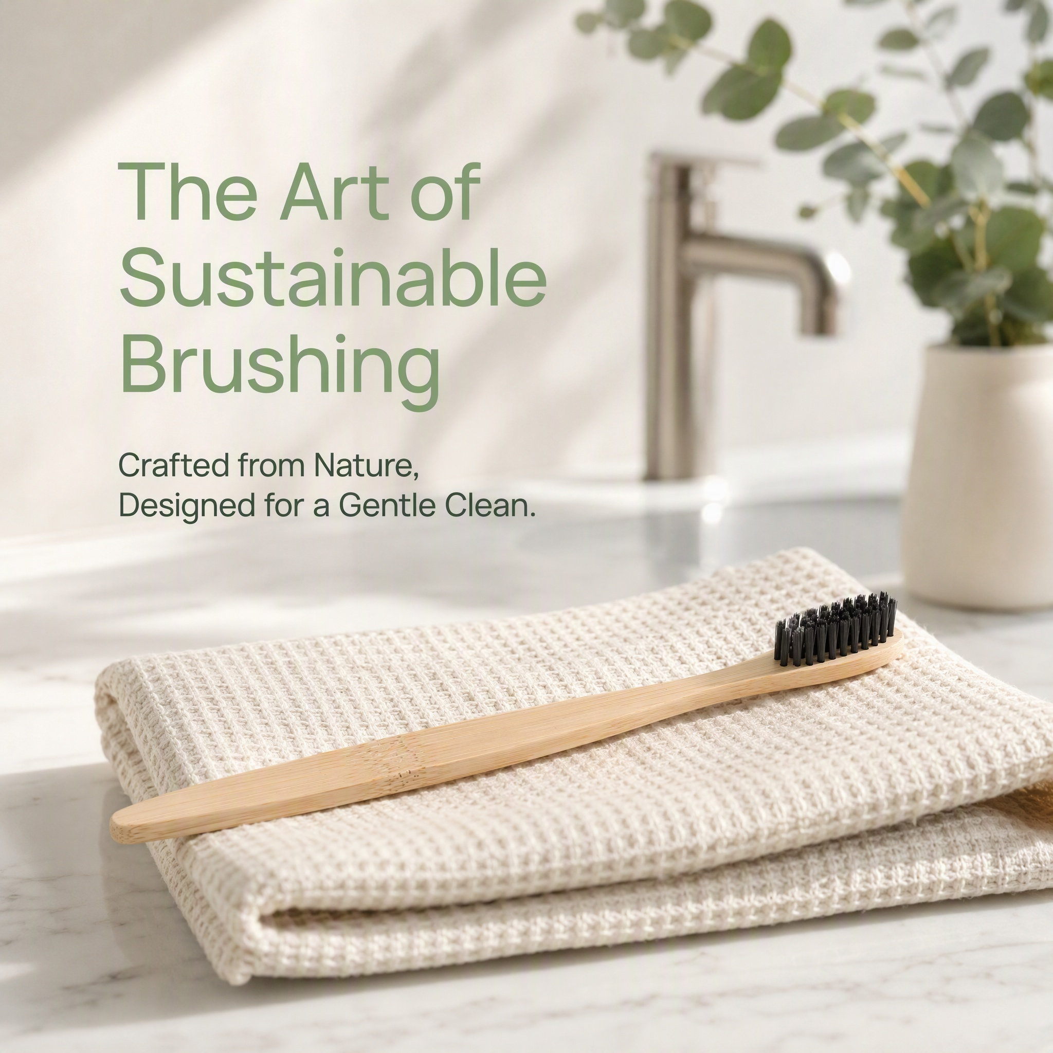 Bamboo Toothbrush Set - 2 brosses à dents en bambou