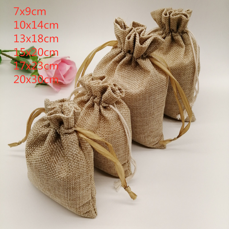 Linen Bag Bulk - Sacs en Toile de Jute avec