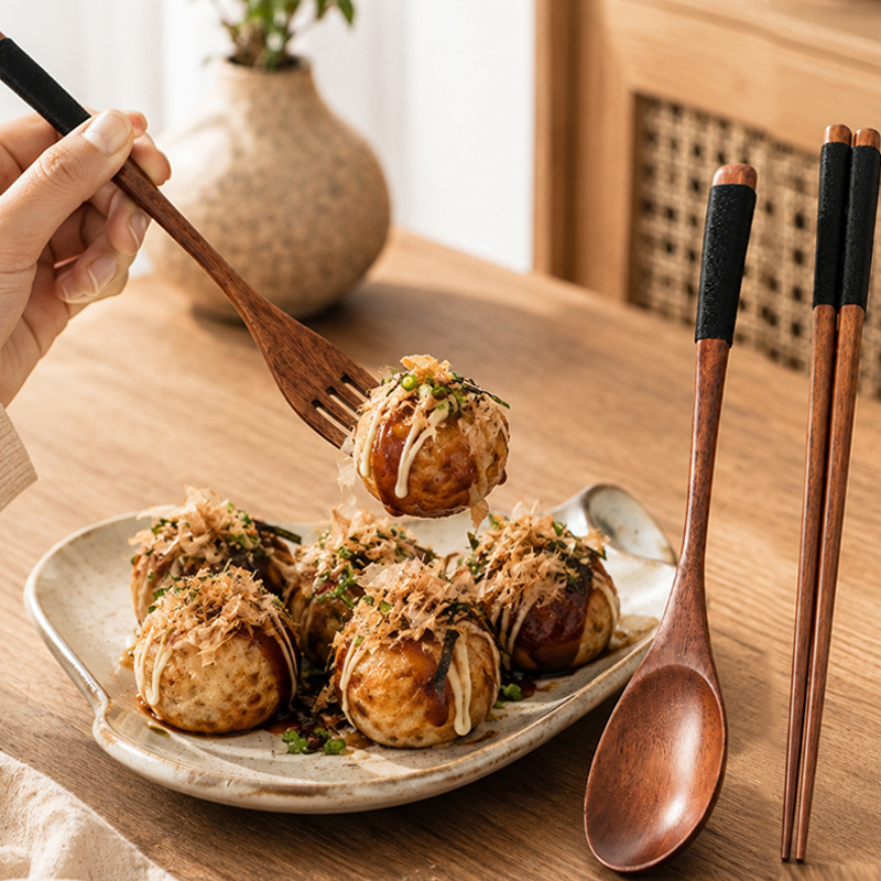 Ensemble de couverts en bois n - Bamboo Cutlery Travel avis et prix