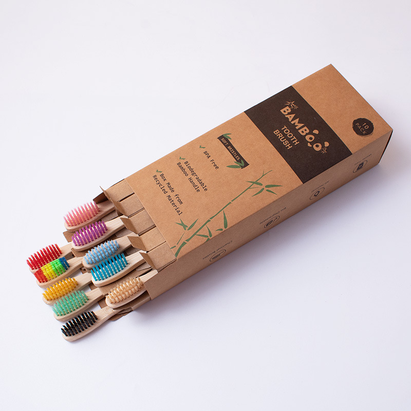 Brosses à dents manuelles en b - Bamboo Toothbrush Set avis et prix