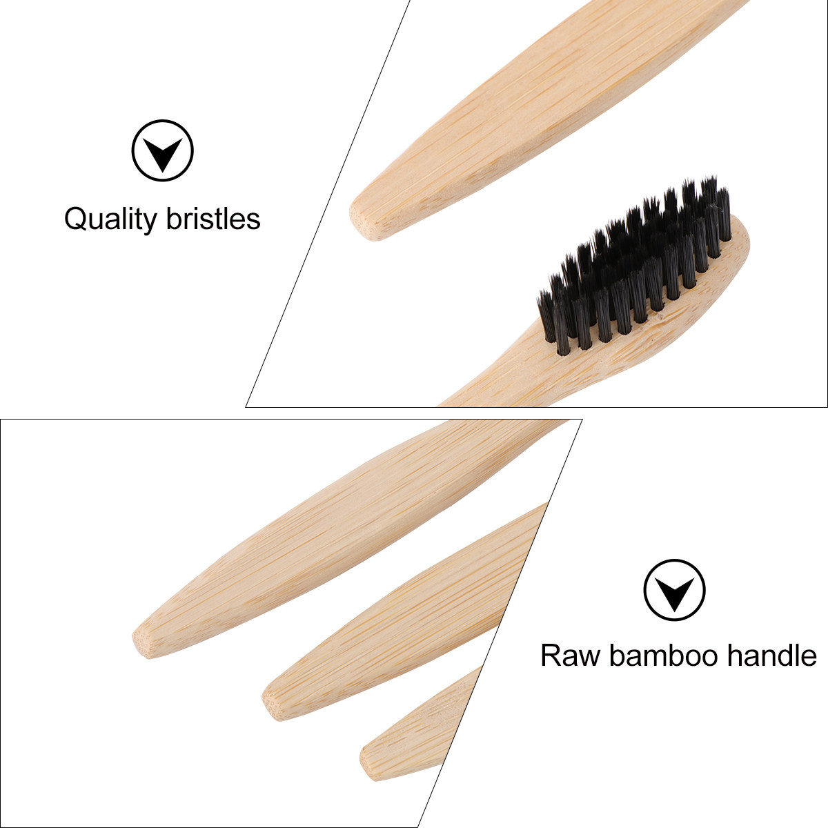 Ensemble de brosses à dents en - Bamboo Toothbrush Set avis et prix