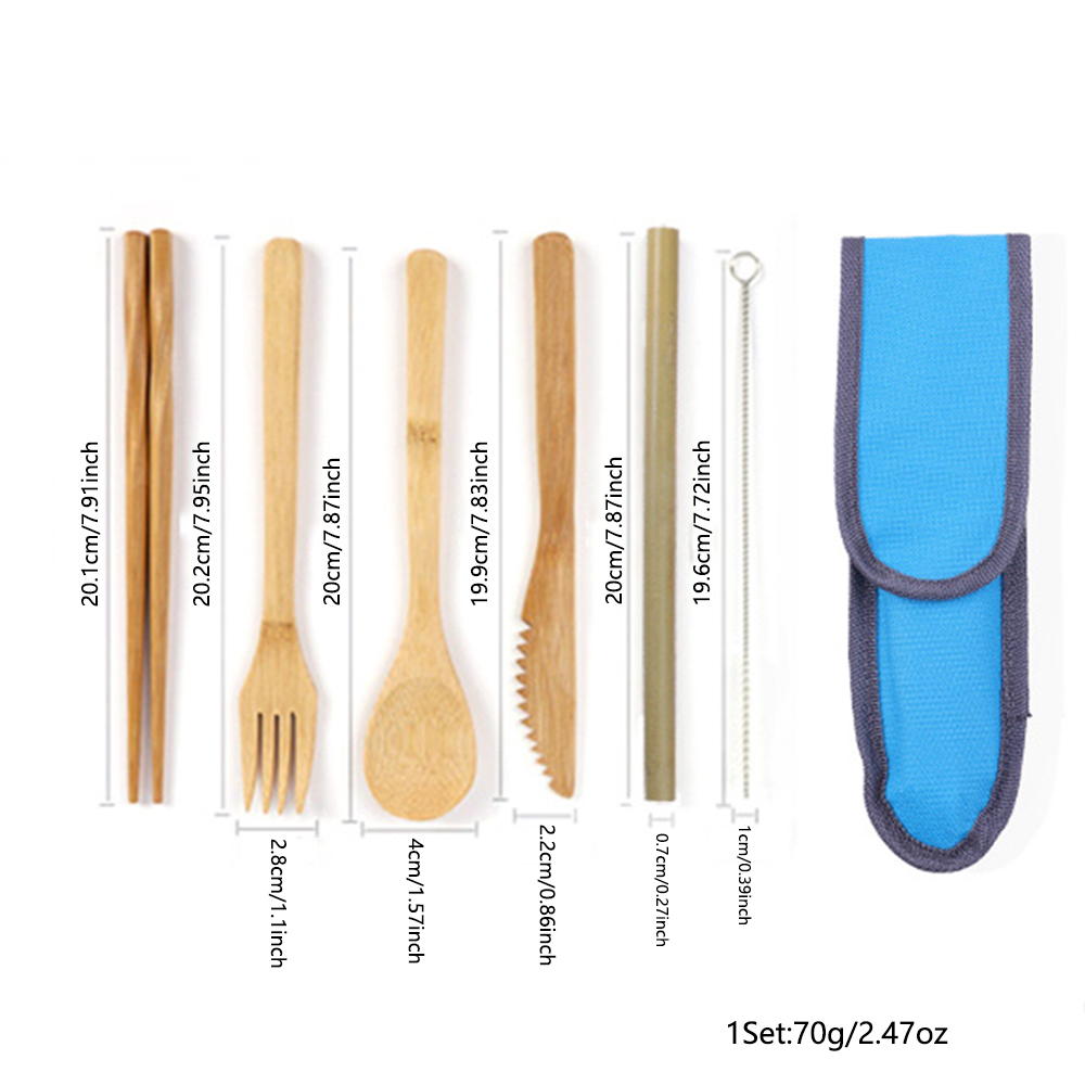 Ensemble de couverts de voyage - Bamboo Cutlery Travel avis et prix